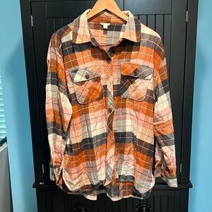 Flannel button up